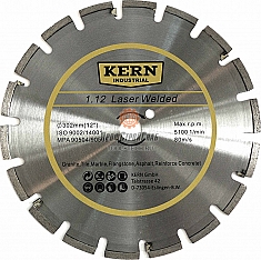 Алмазный диск Kern 1.12 Laser Welded With Protected Tooth 402 мм