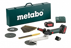 Набор аккумуляторного шлифователя швов Metabo KNS 18 LTX 150