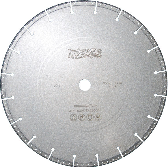 Алмазный диск для резки рельсов Messer F/V