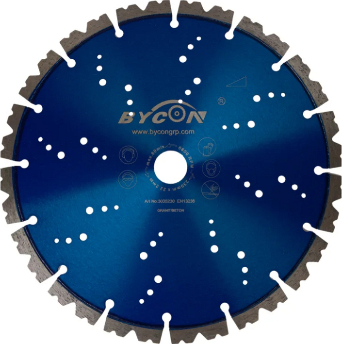 Алмазный сегментный диск Bycon Laser Granit 230 мм