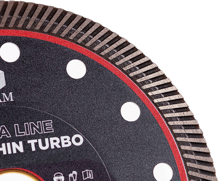 Сегмент алмазного диска Diam Extra Line Turbo Super Thin 125 мм Сегмент алмазного диска Diam Extra Line Turbo Super Thin 125 мм