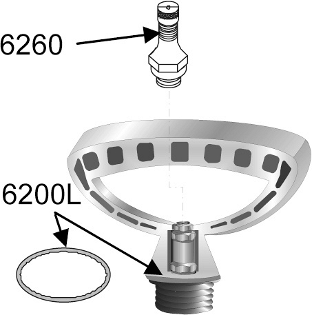 Схема штуцера 6209NA Схема штуцера 6209NA